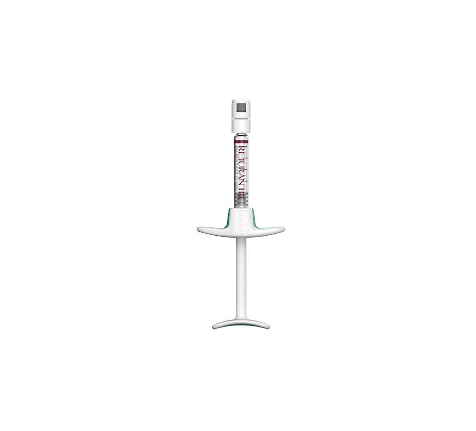 Rejuran HB plus prefilled syringe, official PharmaResearch product photograph